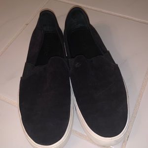 Vince Black Suede Warren Sneaker